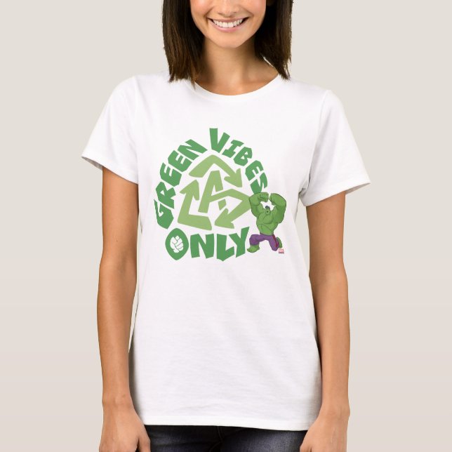 Hulk | Green Vibes Only T-Shirt (Front)