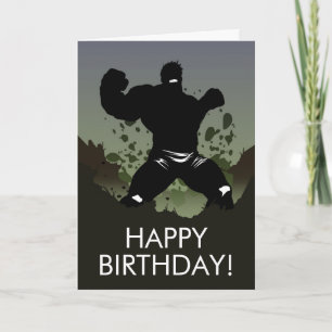 Hulk Heroic Silhouette Card