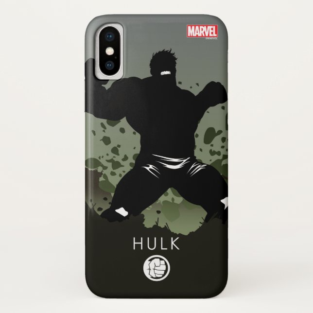Hulk Heroic Silhouette Case-Mate iPhone Case (Back)