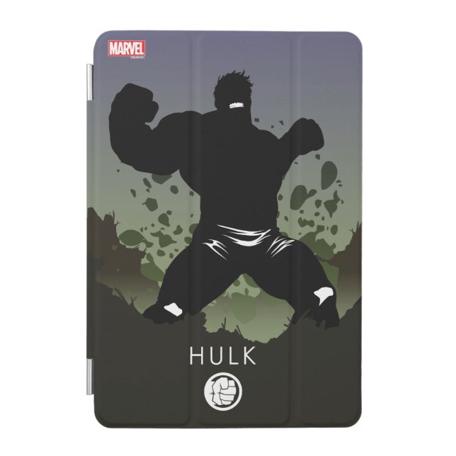Hulk Heroic Silhouette iPad Mini Cover (Front)