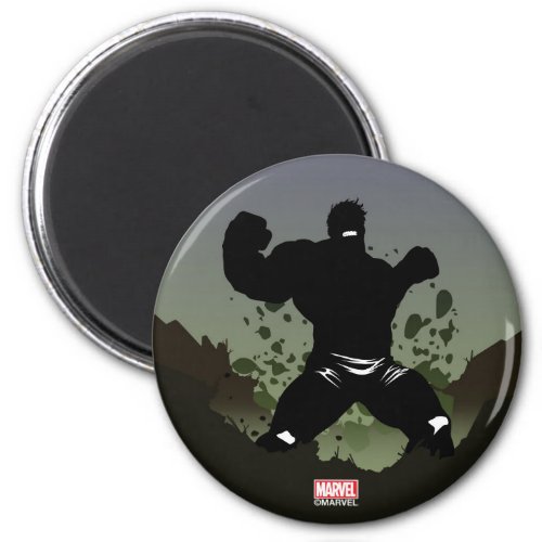 Hulk Heroic Silhouette Magnet