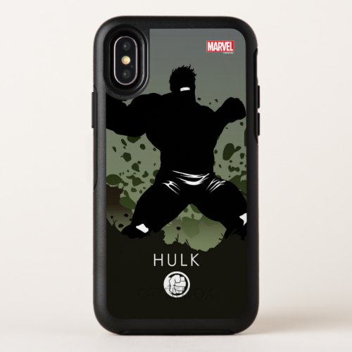 Hulk Heroic Silhouette OtterBox Symmetry iPhone X Case