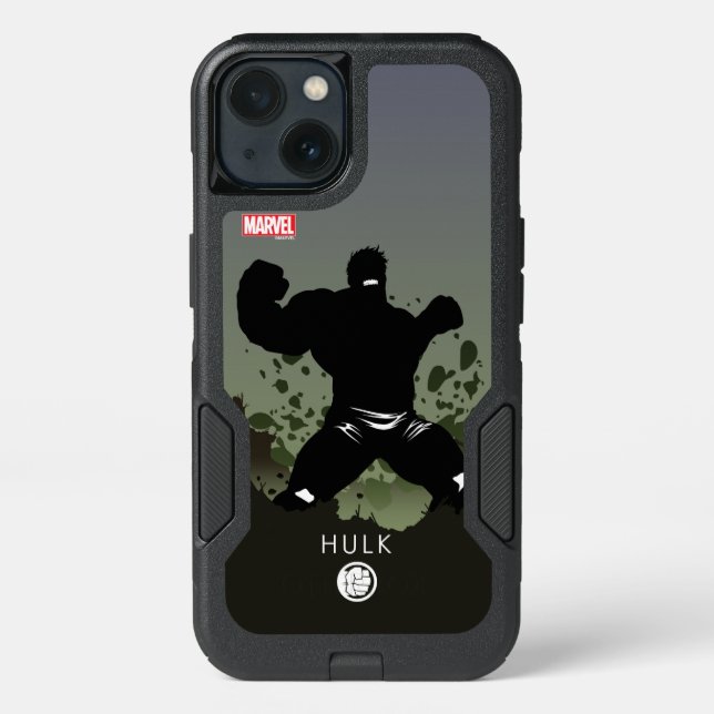 Hulk Heroic Silhouette Otterbox iPhone Case (Back)
