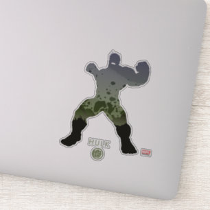 Hulk Heroic Silhouette Sticker