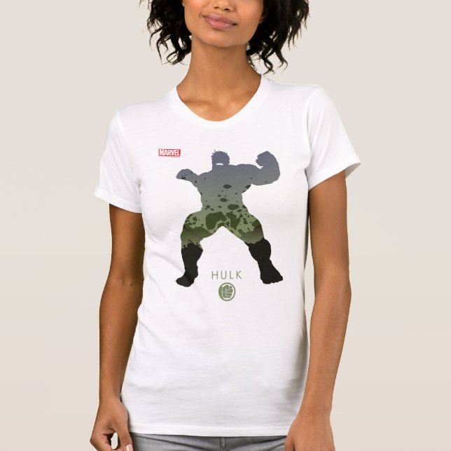 Hulk Heroic Silhouette T-Shirt (Front)