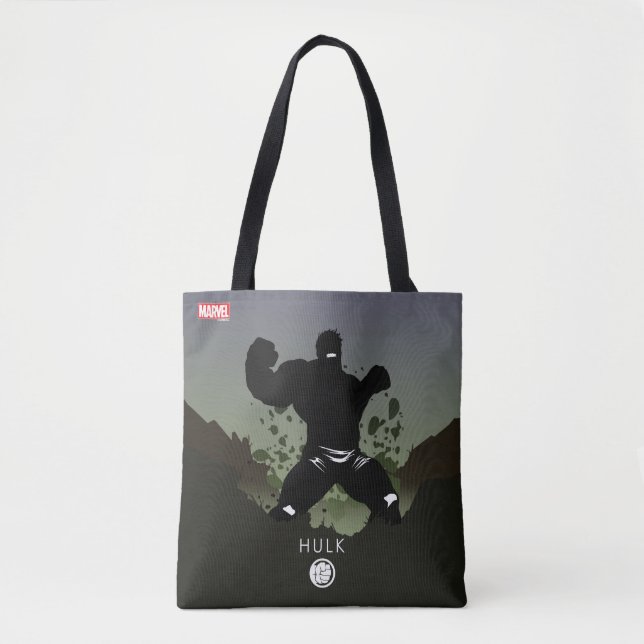 Hulk Heroic Silhouette Tote Bag (Front)