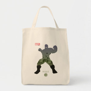 Hulk Heroic Silhouette Tote Bag