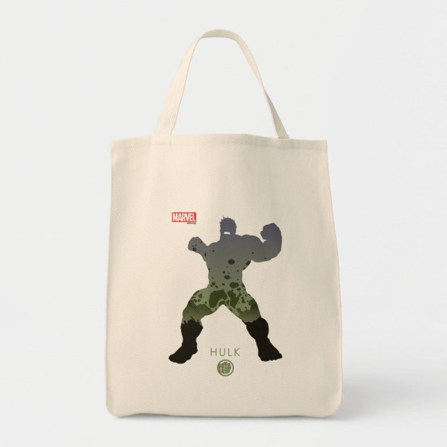 Hulk Heroic Silhouette Tote Bag (Front)