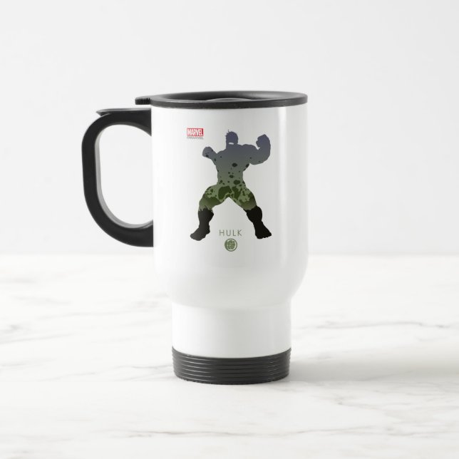 Hulk Heroic Silhouette Travel Mug (Left)