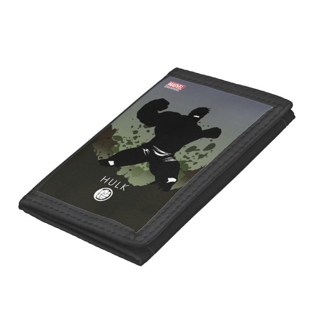Hulk Heroic Silhouette Trifold Wallet (Bottom)