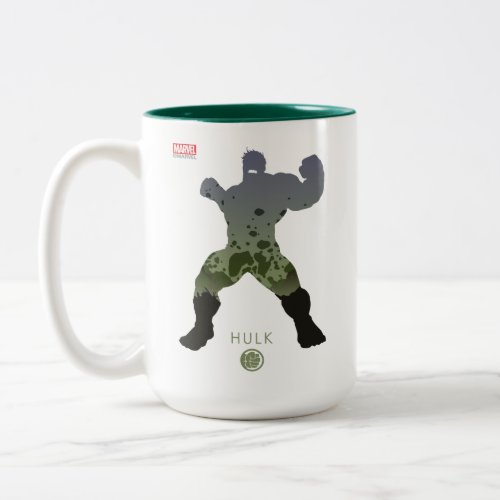 Hulk Heroic Silhouette Two_Tone Coffee Mug