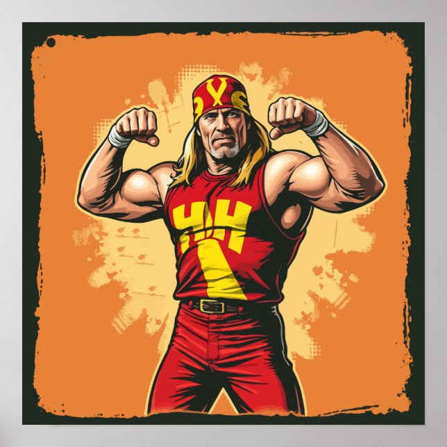 Hulk Hogan – Real American Legend Poster (Front)