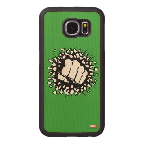 Hulk Icon Carved Wood Samsung Galaxy S6 Case