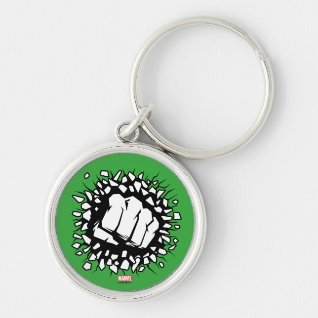 Hulk Icon Keychain (Front)