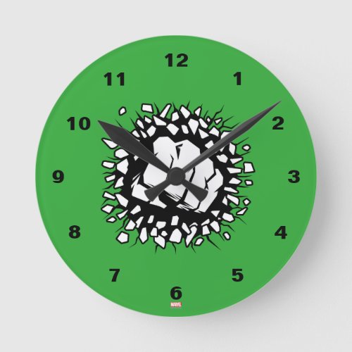 Hulk Icon Round Clock