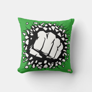 Hulk Icon Throw Pillow