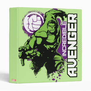 Hulk Incredible Avenger 3 Ring Binder
