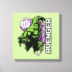 Hulk Incredible Avenger Canvas Print
