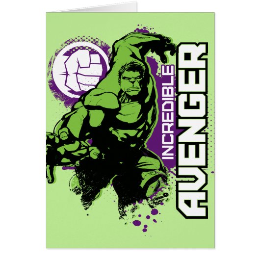 Hulk Incredible Avenger Cards (Front)