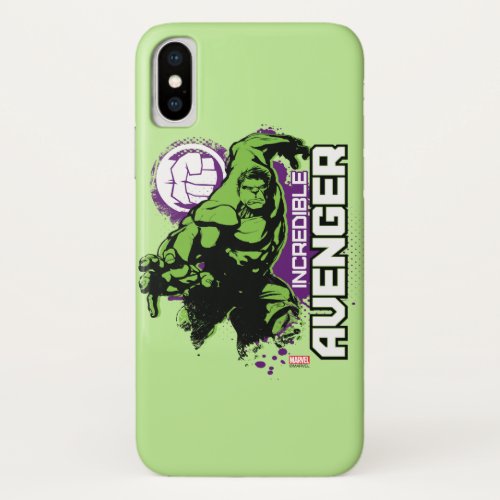 Hulk Incredible Avenger iPhone X Case