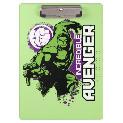 Hulk Incredible Avenger Clipboard