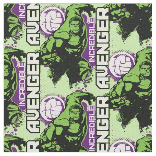 Hulk Incredible Avenger Fabric