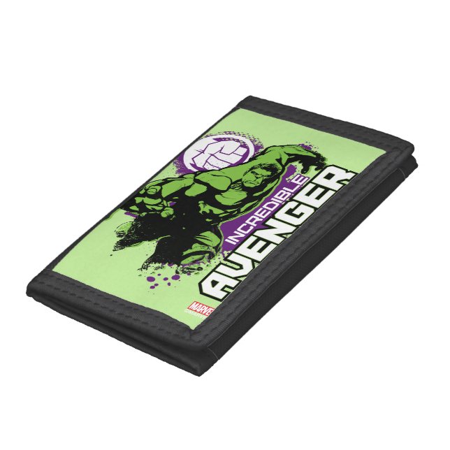 Hulk Incredible Avenger Leather Tri-fold Wallet (Bottom)