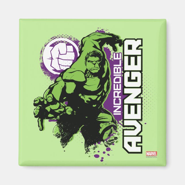 Hulk Incredible Avenger Magnet (Front)