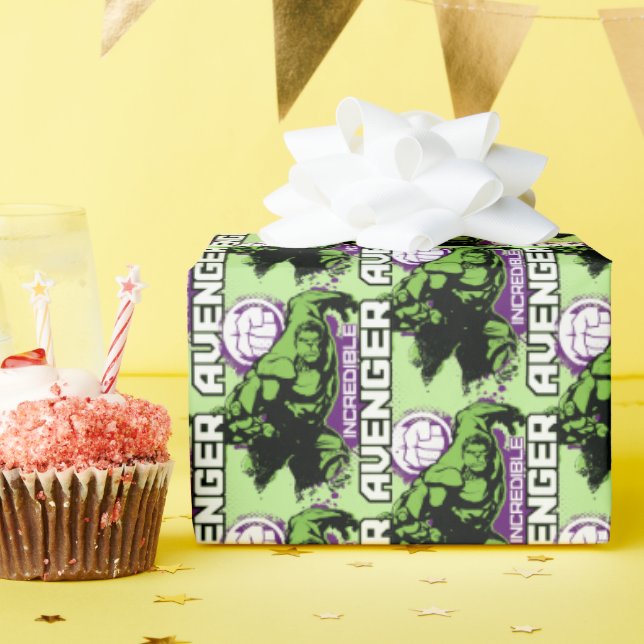 Hulk Incredible Avenger Wrapping Paper (Birthday Party)