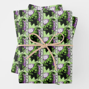 Hulk Incredible Avenger Wrapping Paper Sheets