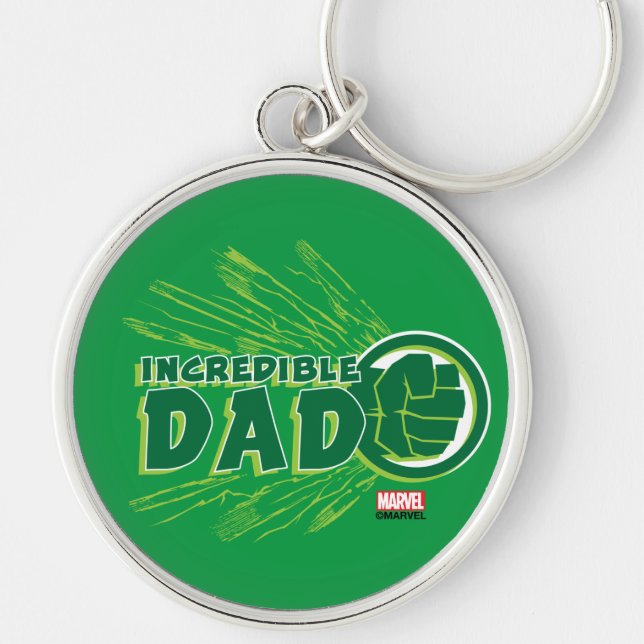 Hulk | Incredible Dad Keychain (Front)