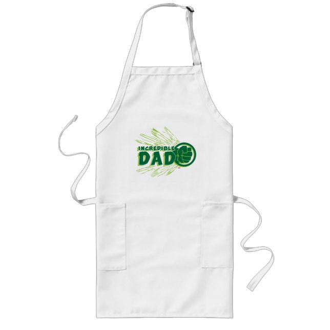 Hulk | Incredible Dad Long Apron (Front)