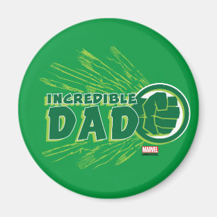 Hulk Incredible Dad Magnet