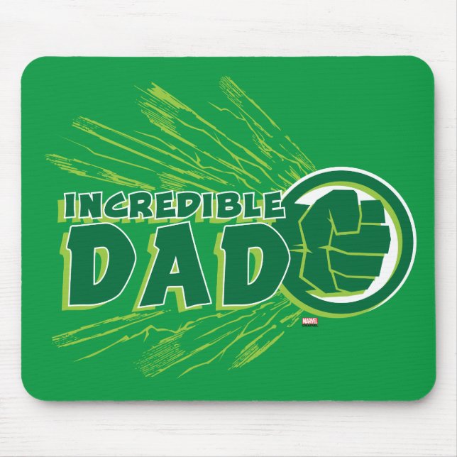 Hulk | Incredible Dad Mouse Pad (Front)