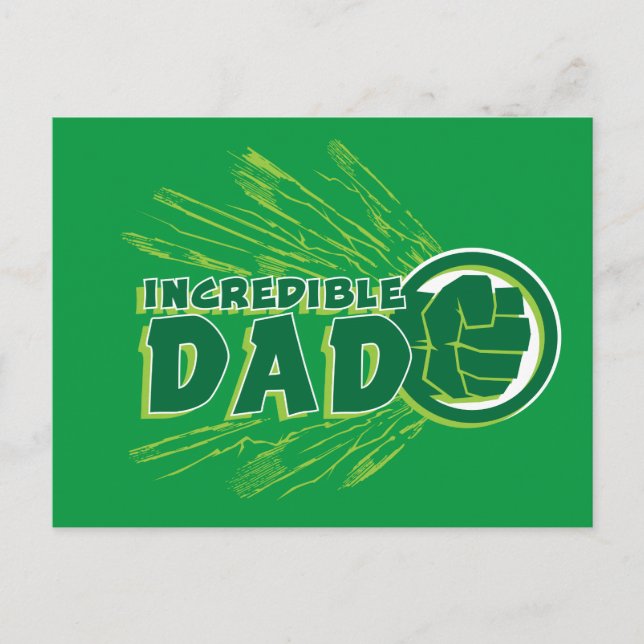 Hulk | Incredible Dad Postcard (Front)