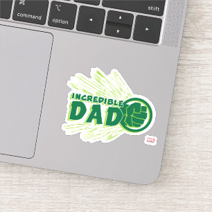 Hulk   Incredible Dad Sticker