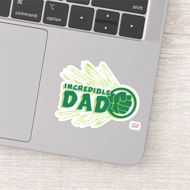 Hulk | Incredible Dad Sticker (Detail)