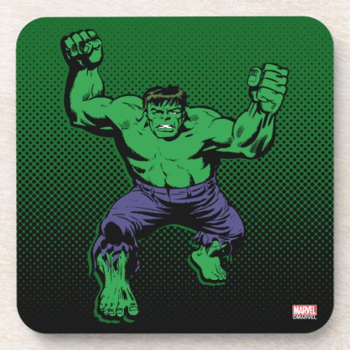 Hulk Retro Arms Beverage Coaster