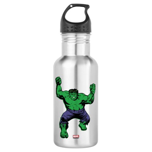 Hulk Retro Arms Water Bottle