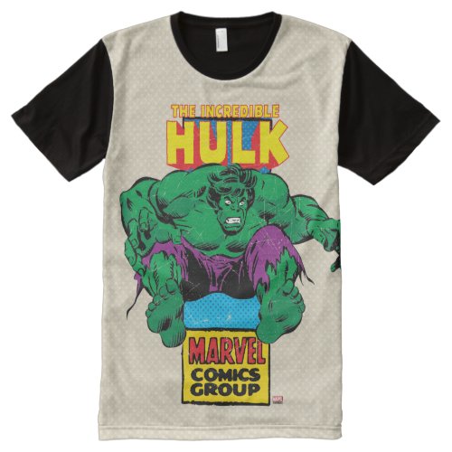 Hulk Retro Comic Character