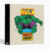 Hulk Retro Comic Character Binder