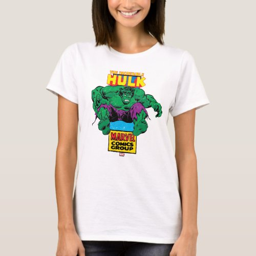 Hulk Retro Comic Character T_Shirt