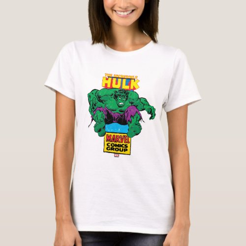 Hulk Retro Comic Character T_Shirt