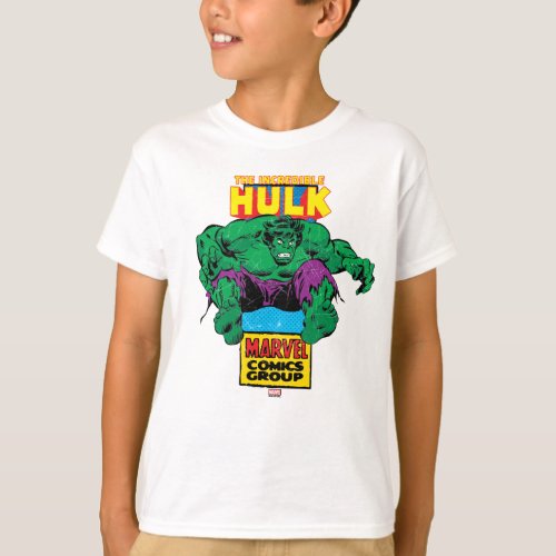 Hulk Retro Comic Character T_Shirt