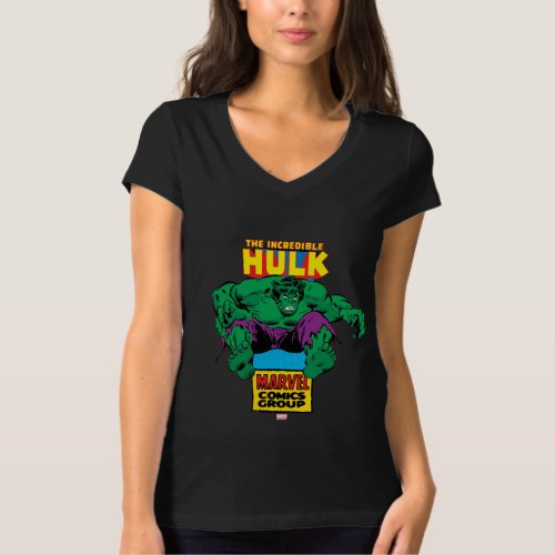 Hulk Retro Comic Character T_Shirt