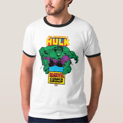 Hulk Retro Comic Character T_Shirt