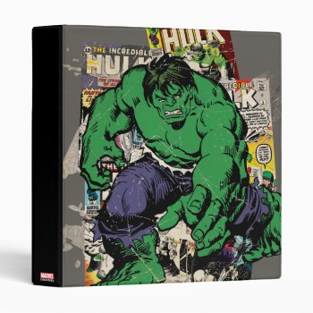 Hulk Retro Comic Graphic Binder by marvelclassics at Zazzle