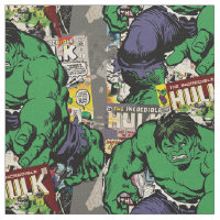 Hulk Retro Comic Graphic Fabric