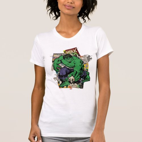 Hulk Retro Comic Graphic T_Shirt