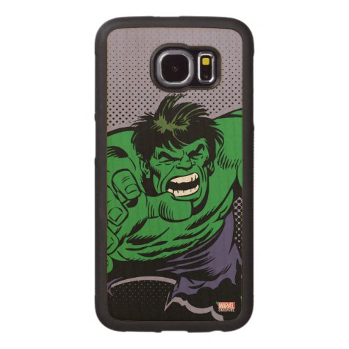 Hulk Retro Dive Carved Wood Samsung Galaxy S6 Case